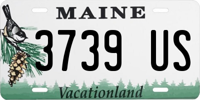 ME license plate 3739US