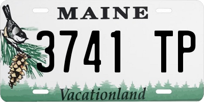 ME license plate 3741TP