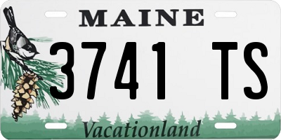ME license plate 3741TS