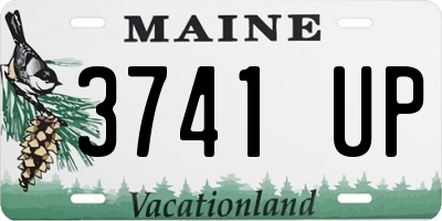 ME license plate 3741UP