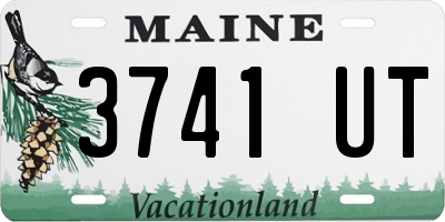 ME license plate 3741UT