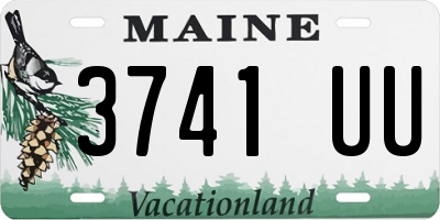 ME license plate 3741UU