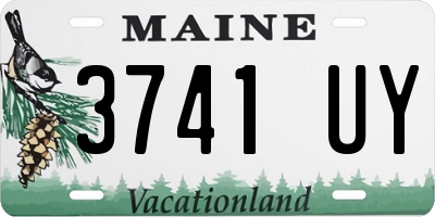 ME license plate 3741UY