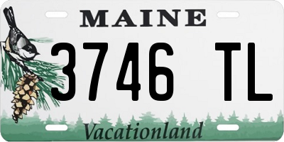 ME license plate 3746TL