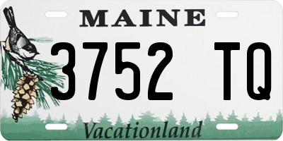 ME license plate 3752TQ