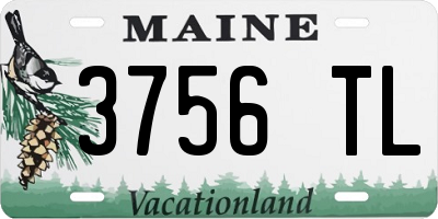 ME license plate 3756TL