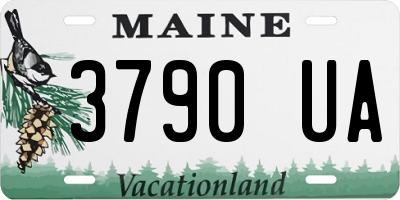 ME license plate 3790UA