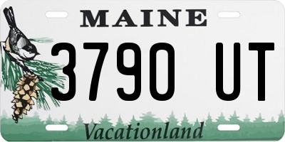 ME license plate 3790UT