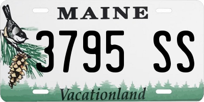 ME license plate 3795SS