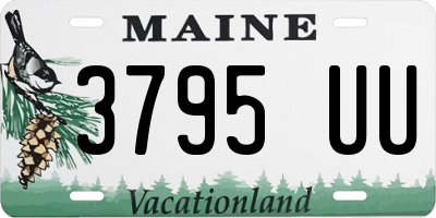 ME license plate 3795UU