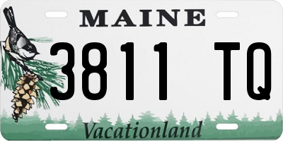 ME license plate 3811TQ