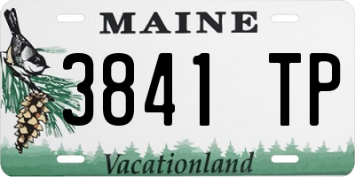 ME license plate 3841TP