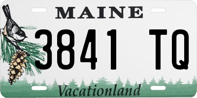 ME license plate 3841TQ