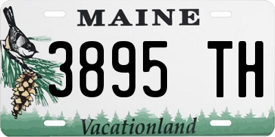 ME license plate 3895TH