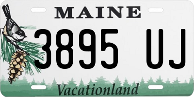 ME license plate 3895UJ