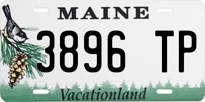 ME license plate 3896TP