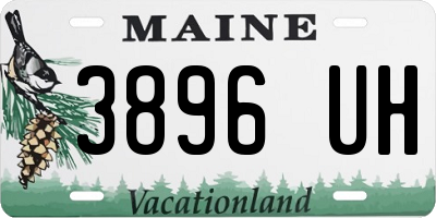 ME license plate 3896UH