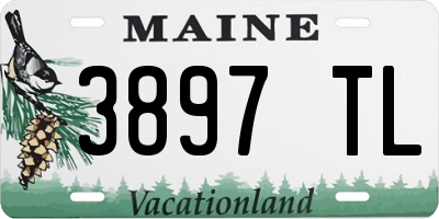 ME license plate 3897TL