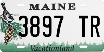 ME license plate 3897TR