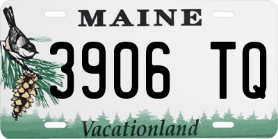 ME license plate 3906TQ