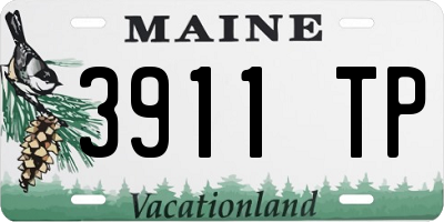 ME license plate 3911TP