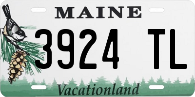 ME license plate 3924TL