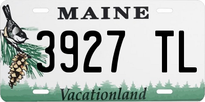 ME license plate 3927TL