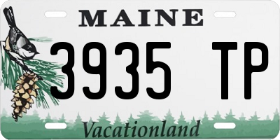ME license plate 3935TP