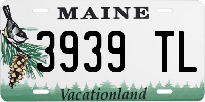 ME license plate 3939TL