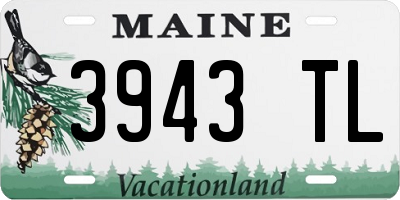 ME license plate 3943TL