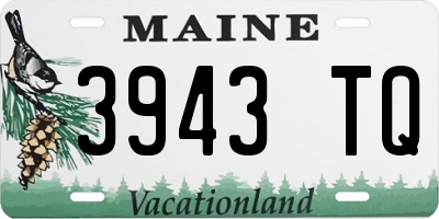 ME license plate 3943TQ
