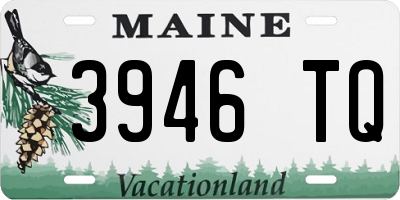 ME license plate 3946TQ