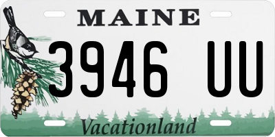 ME license plate 3946UU