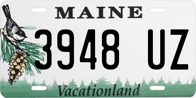 ME license plate 3948UZ