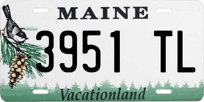 ME license plate 3951TL