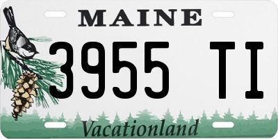 ME license plate 3955TI