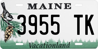 ME license plate 3955TK