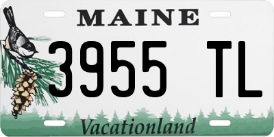 ME license plate 3955TL