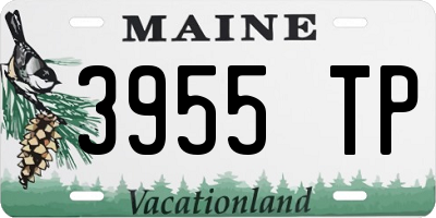 ME license plate 3955TP