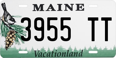 ME license plate 3955TT