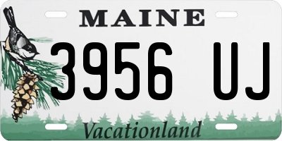 ME license plate 3956UJ