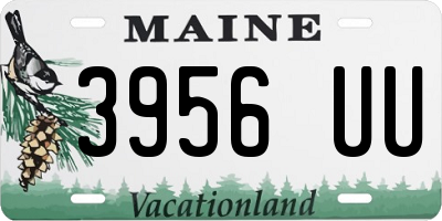 ME license plate 3956UU