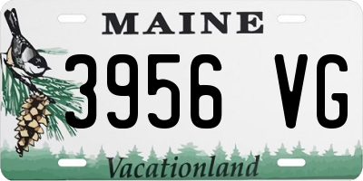 ME license plate 3956VG