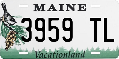 ME license plate 3959TL