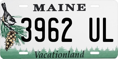 ME license plate 3962UL