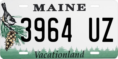 ME license plate 3964UZ