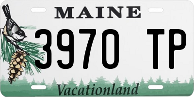 ME license plate 3970TP