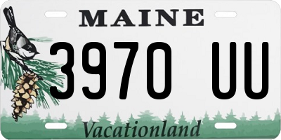 ME license plate 3970UU