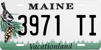 ME license plate 3971TI