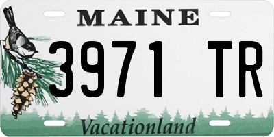 ME license plate 3971TR